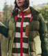 The Polar Puffer - Army Colorblock